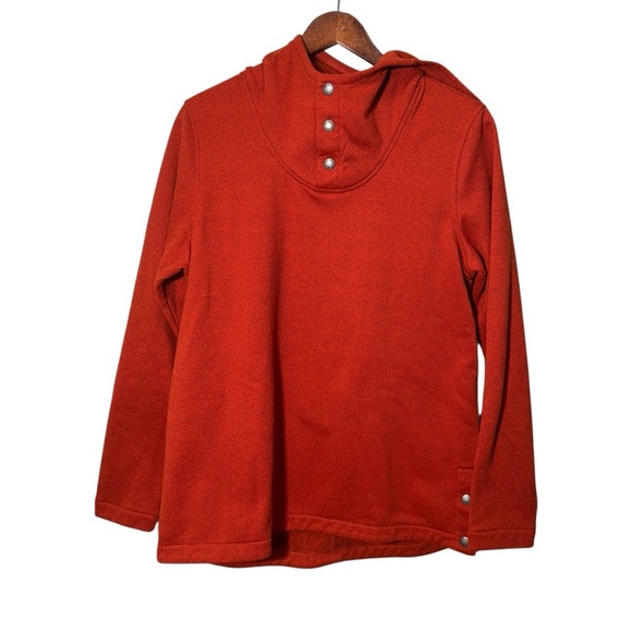 The North Face Funnel Neck Pullover Hoodie Knit Size Large - Picture 11 of 12